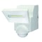 Iq America LB1850 500 Lumen Battery Operated LED Motion Security Flood Light Wall Eave Mount White LB1850wh - alternate 3